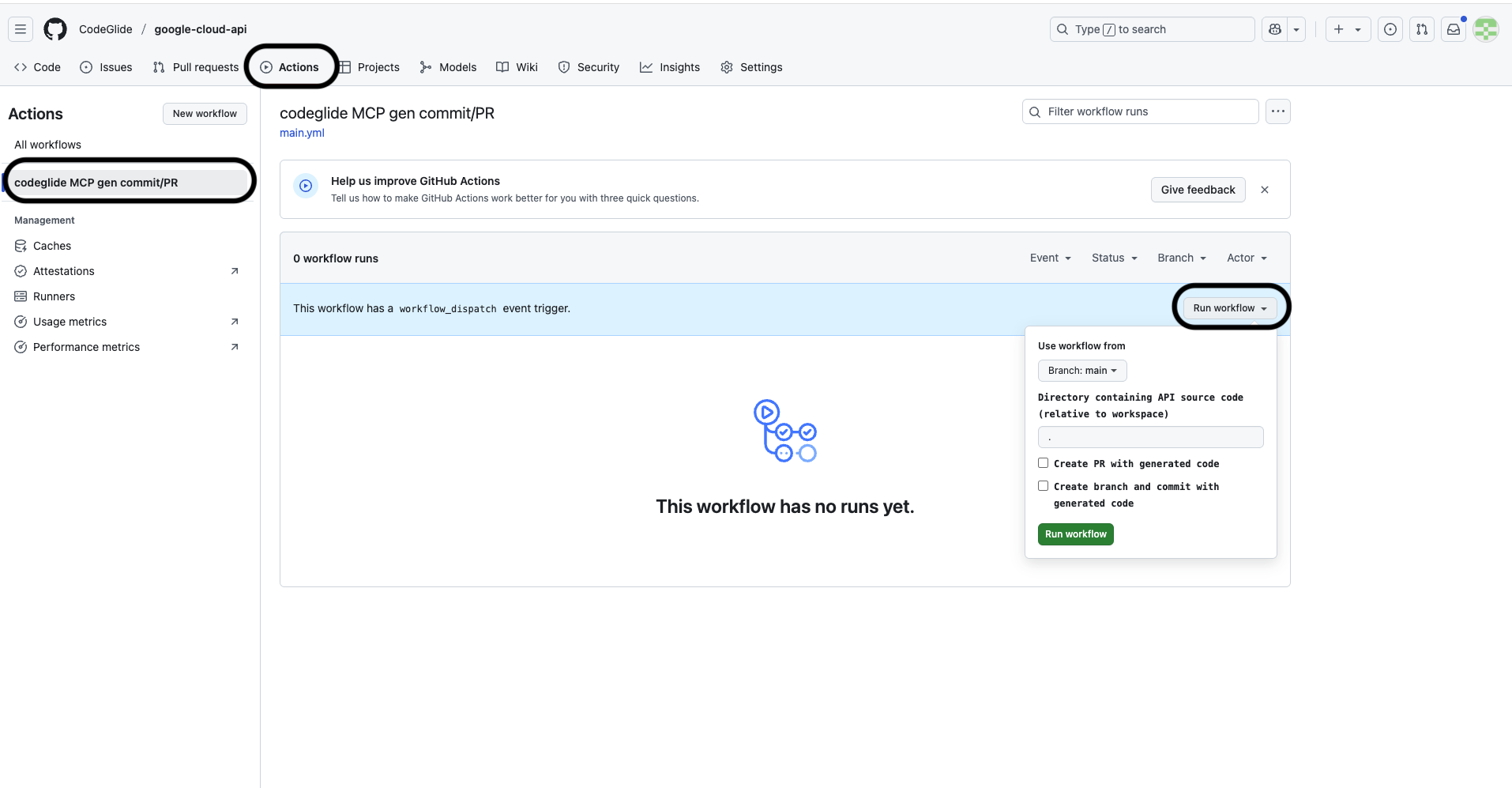 Step 3: Configure workflow inputs